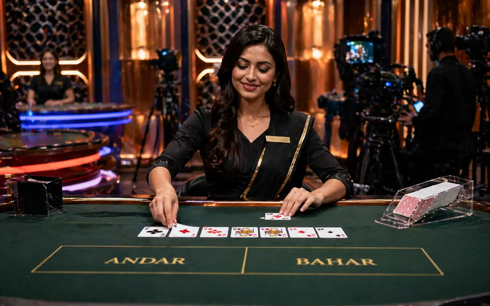 Andar Bahar live dealer table